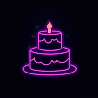 Cake icon dessert candle light. AI generated Image by rawpixel.