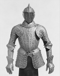 Half Armor attributed to Don Gonzalo Fernández de Córdoba y Fernández de Córdoba, Duke of Sessa (1520/1524–1578)