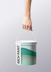 Paint bucket, isolated on white