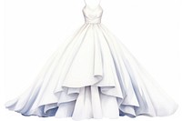 Puffy Wedding Dress wedding dress fashion. AI generated Image by rawpixel.