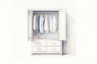 Wardrobe furniture coathanger cupboard. AI generated Image by rawpixel.