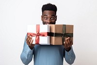 Gift paper adult face. AI generated Image by rawpixel.