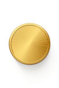 A golden minimal coin money white background simplicity. AI generated Image by rawpixel.
