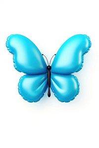 Butterfly turquoise balloon animal. AI generated Image by rawpixel.