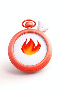 Burning fire white background accessories. AI generated Image by rawpixel.