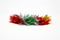 Christmas tinsel celebration christmas white background. AI generated Image by rawpixel.