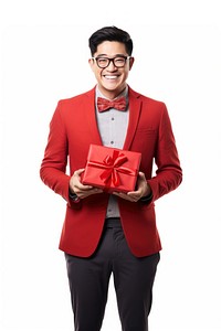 Gift holding adult bow. AI generated Image by rawpixel.