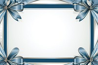 A festive gift ribbon frame backgrounds line blue.