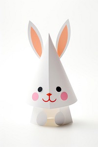 Cartoon rabbit hat anthropomorphic representation. AI generated Image by rawpixel.
