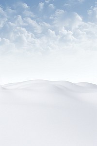 Minimal snow border white backgrounds outdoors. AI generated Image by rawpixel.