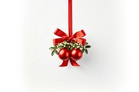 Mistletoe ornament christmas celebration tradition. AI generated Image by rawpixel.