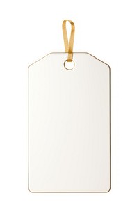 A white gold price tag pendant white background accessories. AI generated Image by rawpixel.