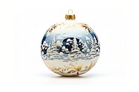 Christmas ornament porcelain vase art. AI generated Image by rawpixel.