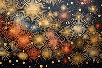 Fireworks new year outdoors pattern art. AI generated Image by rawpixel.