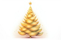 Golden christmas tree illuminated celebration creativity. AI generated Image by rawpixel.