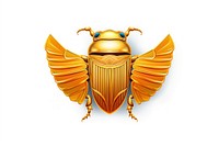 Scarab animal insect white background. AI generated Image by rawpixel.