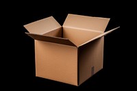 Cardboard box darkness carton black. AI generated Image by rawpixel.