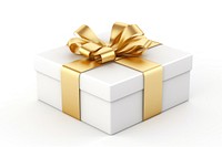 Gift box ribbon white. AI generated Image by rawpixel.