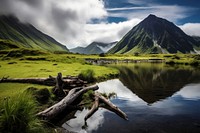 Egmont National Park wilderness landscape panoramic. AI generated Image by rawpixel.