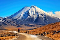 Tongariro Alpine Crossing landscape mountain outdoors. AI generated Image by rawpixel.