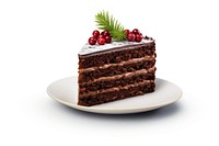 Christmas cake dessert fruit plate. AI generated Image by rawpixel.