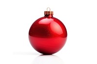 Christmas ornament lighting red white background. AI generated Image by rawpixel.