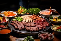 Barbecue meat food beef. AI generated Image by rawpixel.