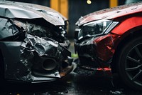 Cars accident vehicle damaged. AI generated Image by rawpixel.