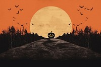 Halloween background halloween outdoors nature. AI generated Image by rawpixel.