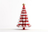 Christmas tree christmas white red. AI generated Image by rawpixel.