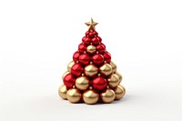 Christmas tree christmas gold red. AI generated Image by rawpixel.