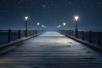 Boardwalk outdoors nature winter. 