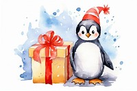 Cute penguin winter christmas animal. AI generated Image by rawpixel.