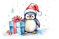 Cute penguin winter christmas nature. AI generated Image by rawpixel.
