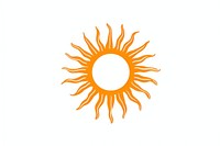 Sun logo white background sunflower. AI generated Image by rawpixel.