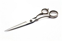 Hairdressing scissors white background weaponry shears. AI generated Image by rawpixel.