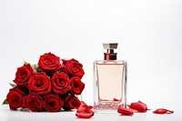 Perfume bottle rose cosmetics. AI generated Image by rawpixel.