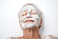 Face spa portrait white photography. AI generated Image by rawpixel.