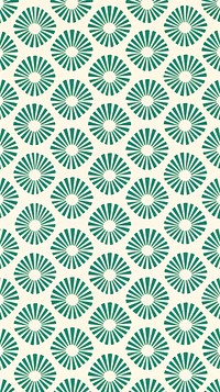 Green pattern backgrounds shape repetition. 