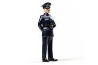 Bank guard officer white background protection. AI generated Image by rawpixel.