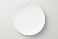 Sticker glossy paper texture circle shape white. AI generated Image by rawpixel.