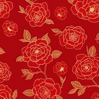 Roses pattern backgrounds flower. AI generated Image by rawpixel.