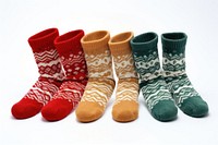 Christmas socks white background celebration tradition. AI generated Image by rawpixel.
