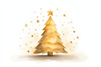 Christmas tree christmas white background christmas tree. AI generated Image by rawpixel.