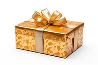 Gift wrapped box white background celebration. AI generated Image by rawpixel.