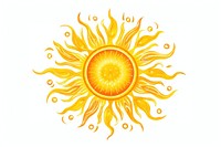 Suns pattern yellow white background. AI generated Image by rawpixel.