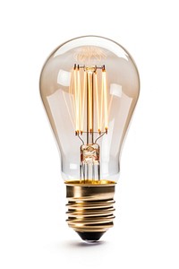 Tungsten LED bulb lightbulb filament lamp. AI generated Image by rawpixel.