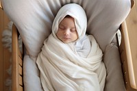 Infant furniture blanket baby. AI generated Image by rawpixel.