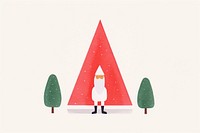 Women wearing Santa Claus outfit tree red representation. AI generated Image by rawpixel.