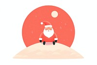 Santa Claus cartoon moon santa claus. AI generated Image by rawpixel.